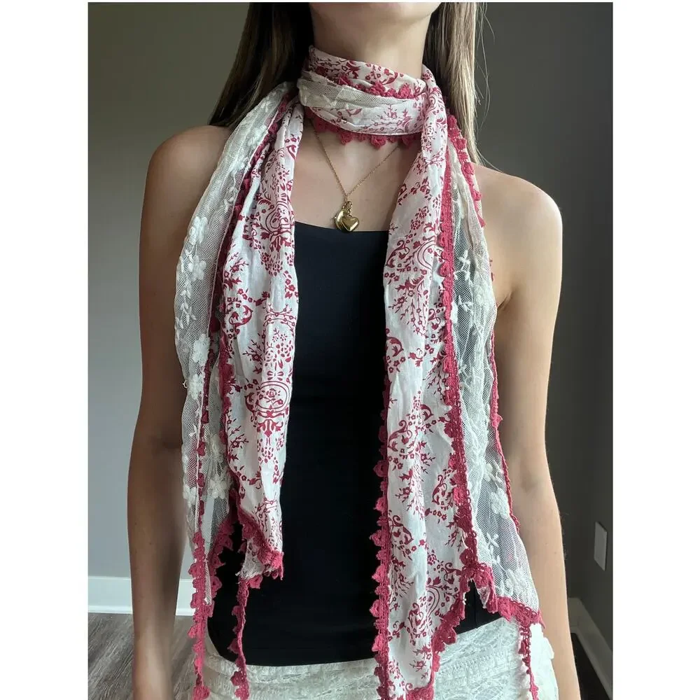 Womens Lace Scarf